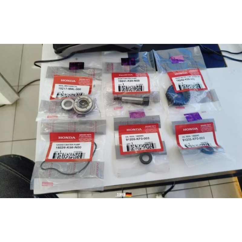 Seal Sil waterpump set seal mechanical seal oil As Shaft waterpump oring New CBR Cb 150 Supra  Sonic