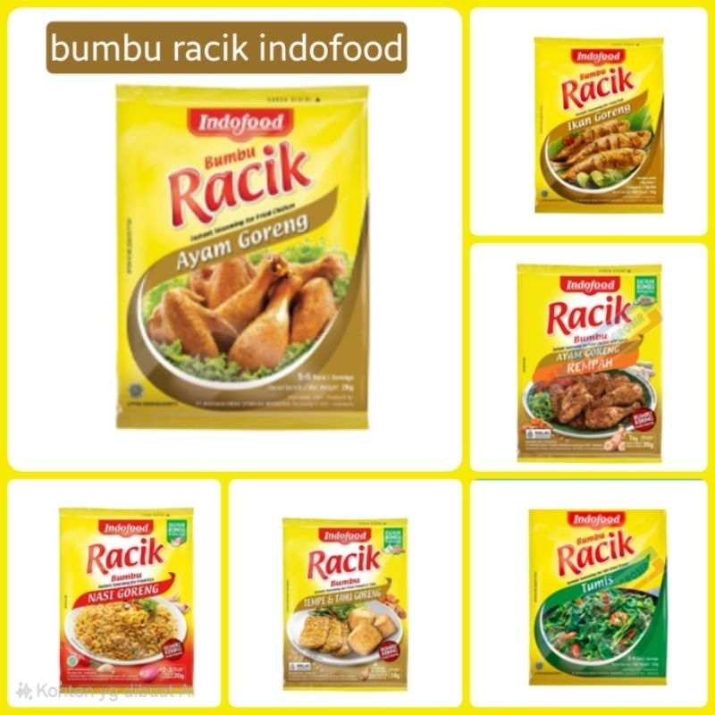 

bumbu racik indofood 20gr×1sachet