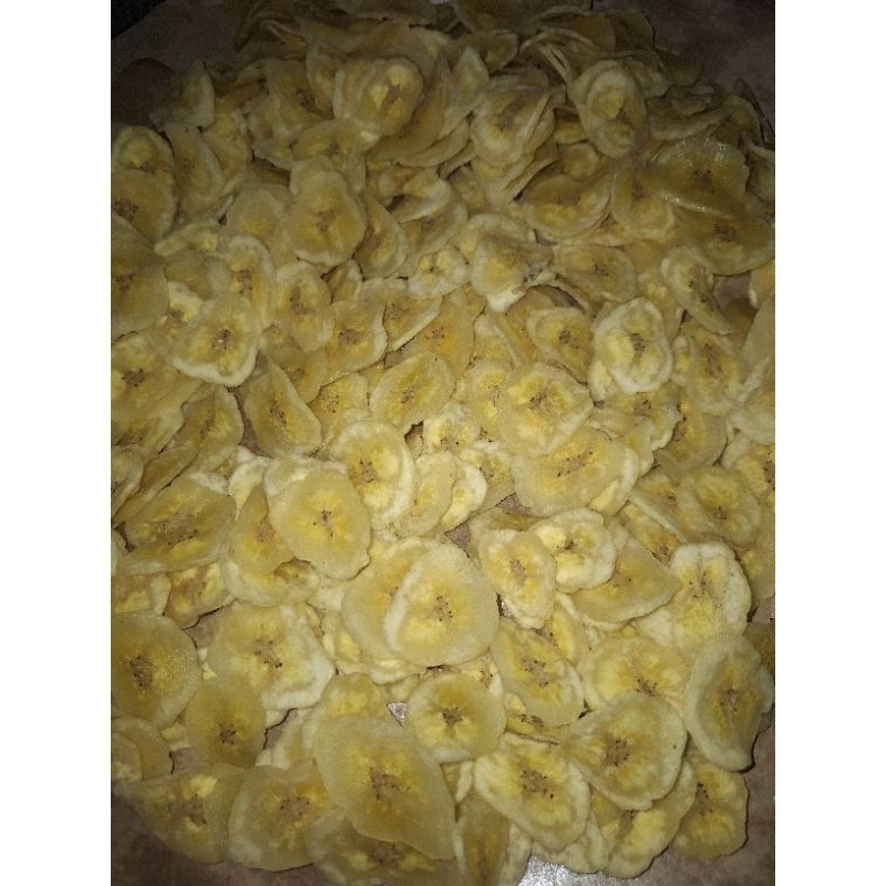 

KERIPIK ORI TANPA GARAM / GULA PISANG KEPOK ASLI ISI 500gr