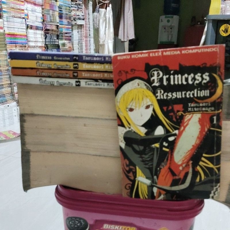5 KOMIK ORI KOMIK PRINCESS RESSURECTION NO 1 S/D 5 PENERBIT ELEX MEDIA KOMPUTINDO