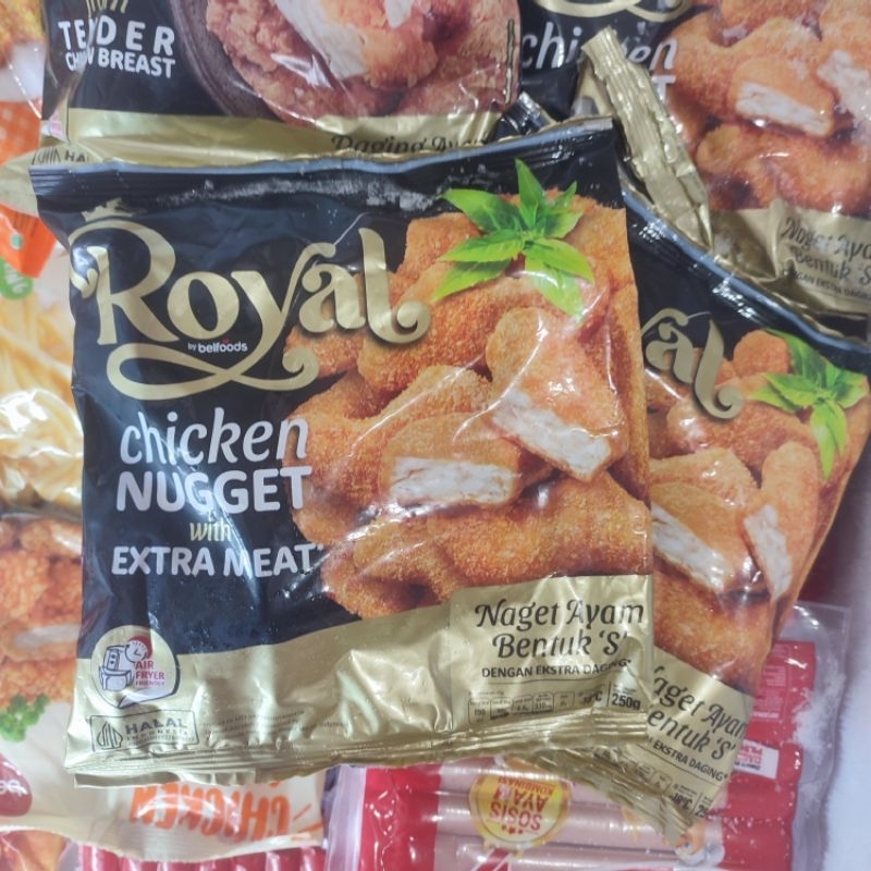 

Naget royal 250gr/royal naget ayam belfood premium