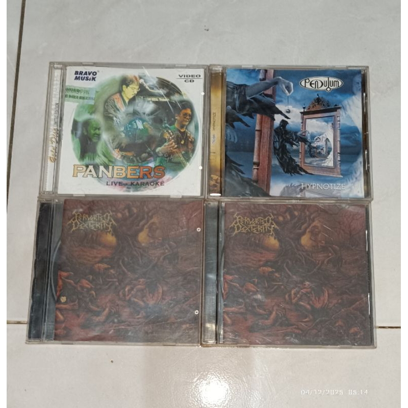 vcd dan cd Indonesia PANBERS-Live Karaoke / PENDULUM-Hypnotize / PERVERTED DEXTERITY-Primitive Scene