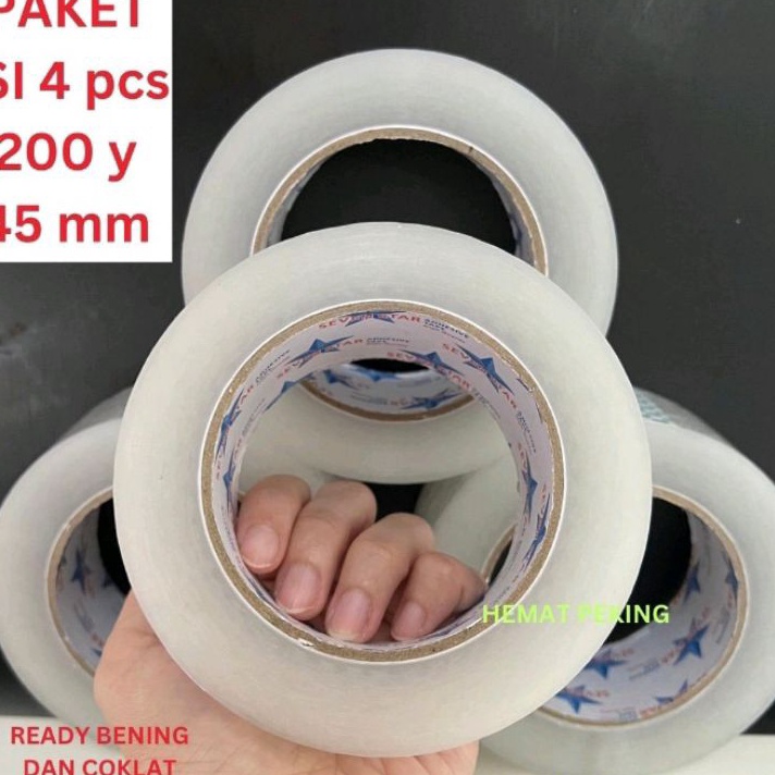 

Lakban Gratis Ongkir 2 yard Paket isi 4 Pcs