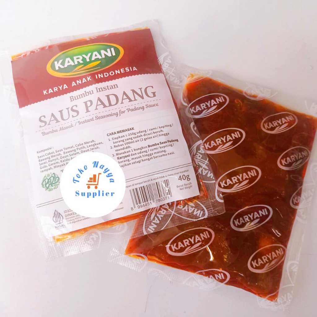 

Bumbu SAUS PADANG Instant Karyani | Masak Saus Padang Instant