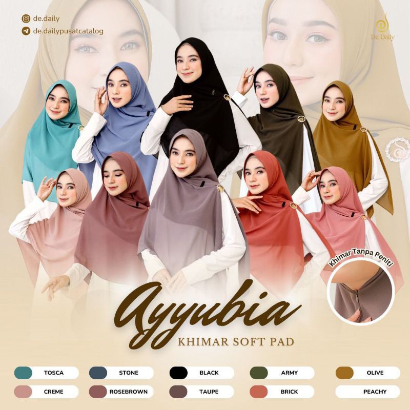 AYYUBIA KHIMAR SOFT PAD JUMBO BY DE DAILY