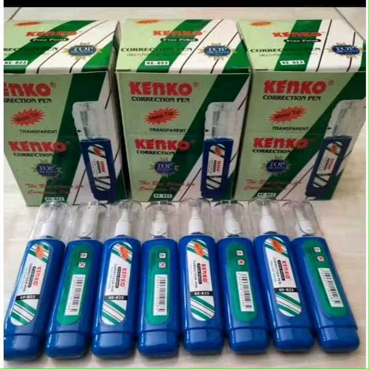 

KENKO Correction Pen KENKO KE-823 Botol Biru / Tipex Cair Kenko / Stipo Cair / Correction Fluid / Tip-ex Biru Kenko KE-823