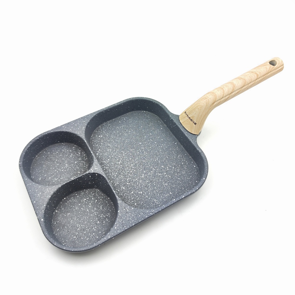 SYNMORE Wajan Penggorengan Multifungsi Abu-abu