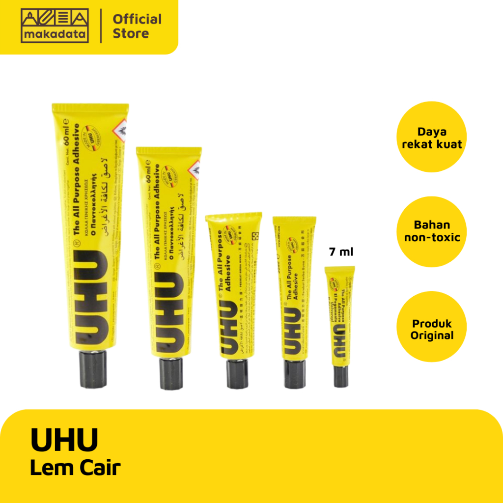 

GLUE / PEREKAT / LEM CAIR UHU 7 ML RENTENG