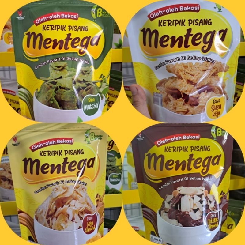 

100gr Keripik Pisang Keju Almond/Choco Almond