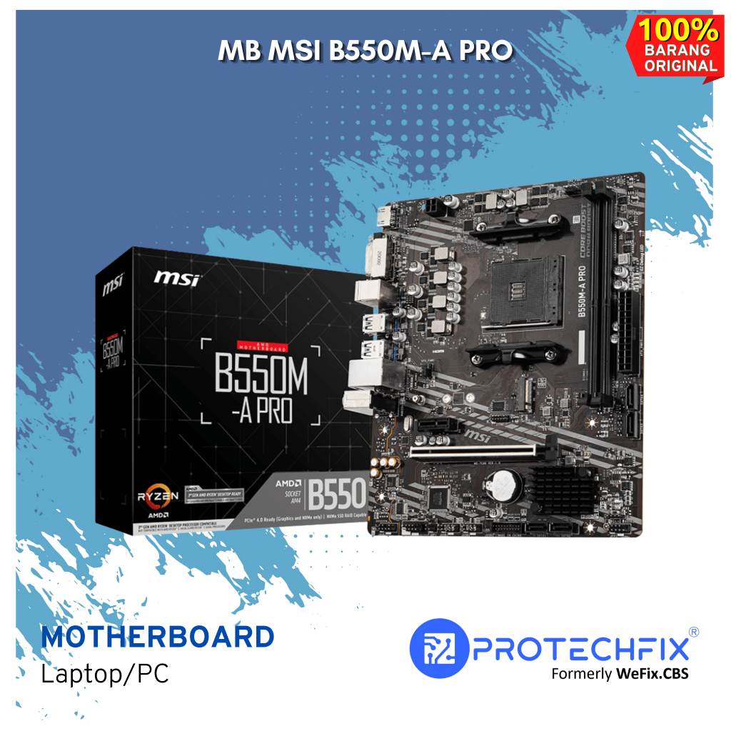 Motherboard-MB MSI B550M-A PRO