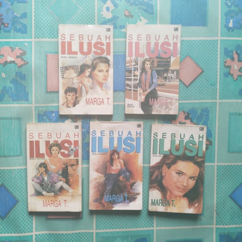 Buku Novel, SEBUAH ILUSI Buku Kesatu Sampai Kelima, UNTUKMU NANA, SASKIA # Marga T. #