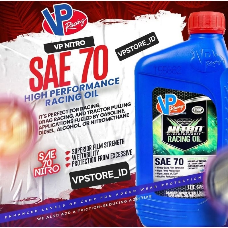 Vp Racing Nitro 70 Oli mesin single sae 70