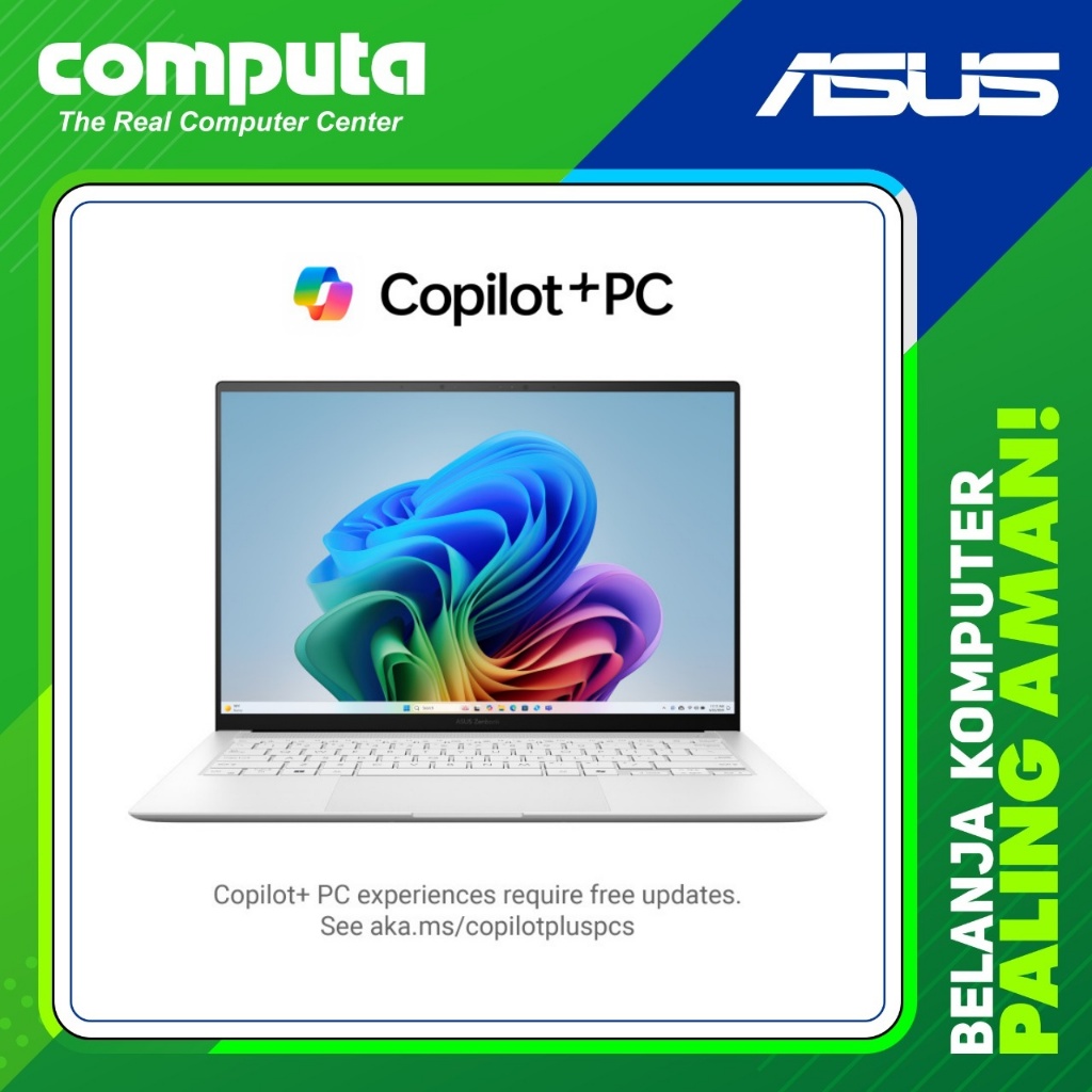 Asus Zenbook S 14 OLED UX5406SA-OLEDS7312TM [Intel Core 7 258V-32GB-SSD 1TB-14″ OLED-W11+OHS+M365]