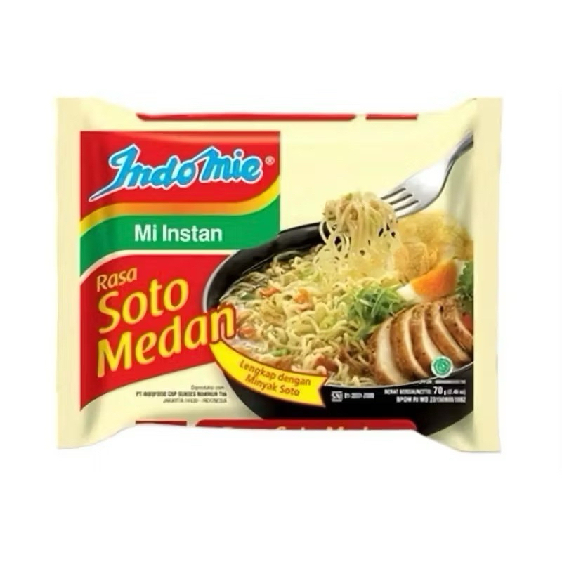 

1dus indomie Soto medan 40pcs