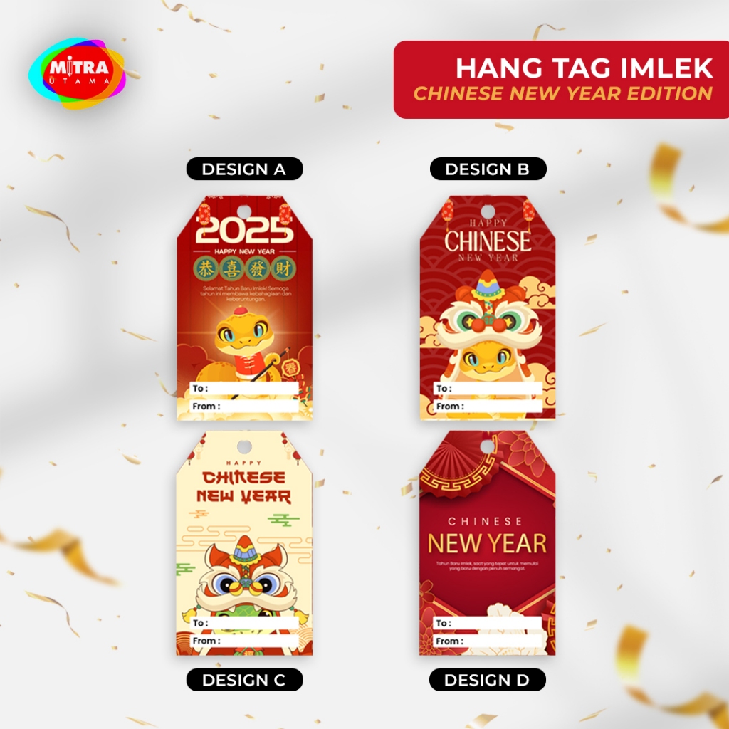 

Hang Tag Imlek | Hang Tag Chinese New Year | Tag Imlek Murah Berkulitas 4 DESIGN