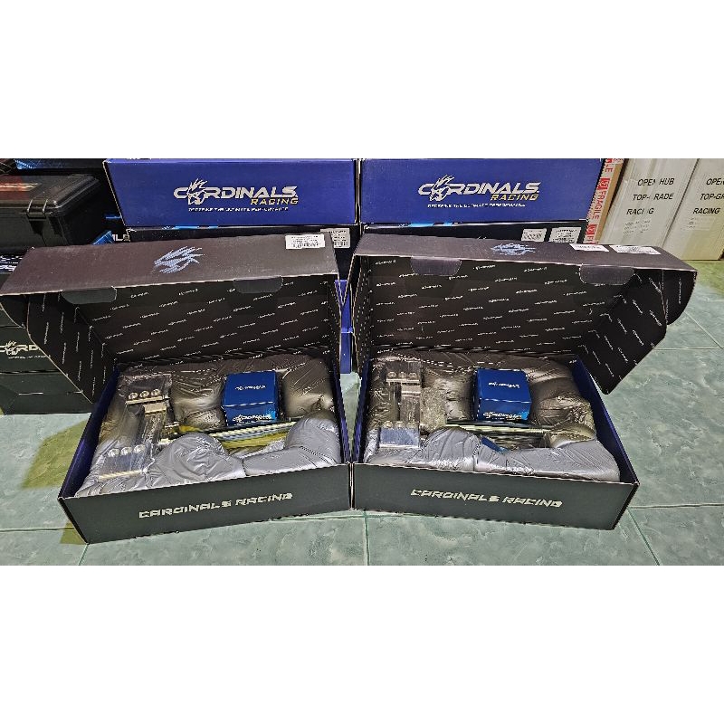 (READY STOCK) CARDINALS RACING ALLOY CNC STEERING STEM STANDARD FORK 26MM PNP MX KING/ SEGITIGA CNC 