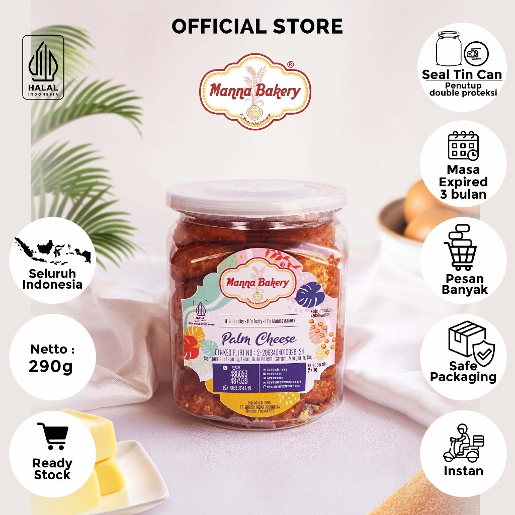 

palm cheese cookies/kue kering lebaran/hampers lebaran/cookies lebaran/kue kering manna bakery / instan