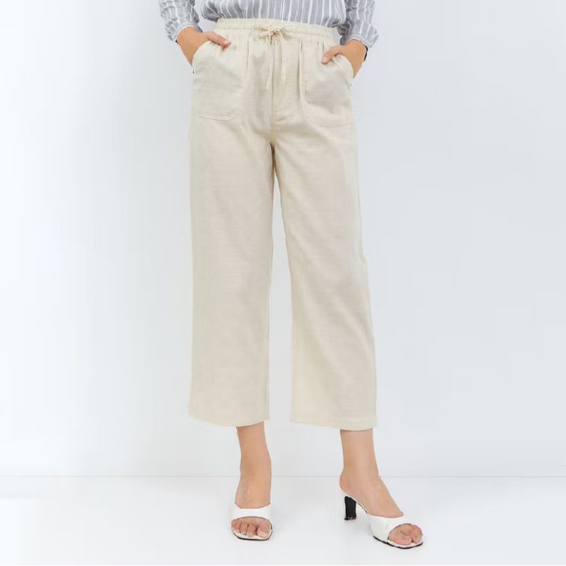Grasia Cream Pants - GEELA, Celana Wanita