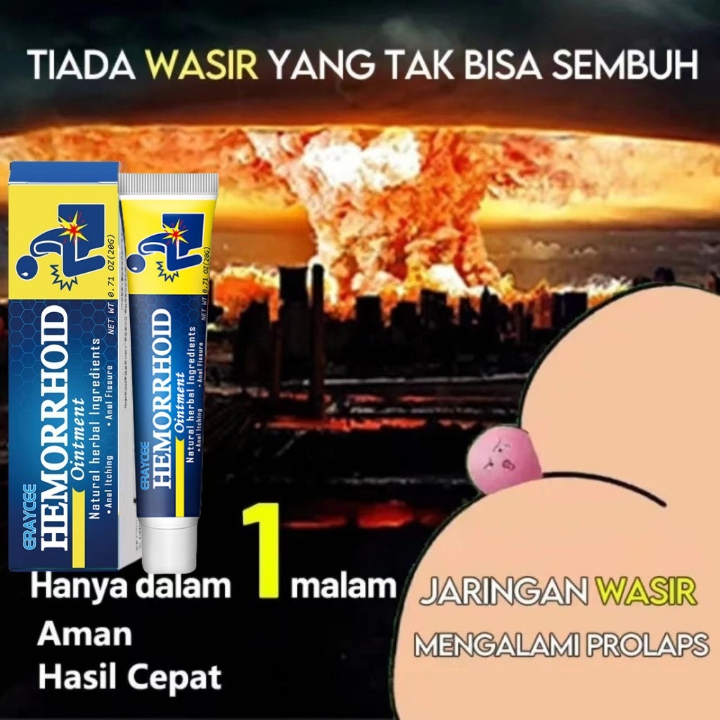 Salep Wasir 20g Krim Ambeien Herbal Yang Efektif, Menghilangkan Benjolan Ambeien / Ambeien Internal 
