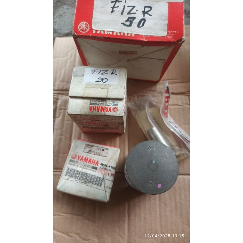 PISTON KIT SEHER KIT FIZ R, FIZR, FORCE 1 (3XA) ASLI ORIGINAL YAMAHA - OS 50