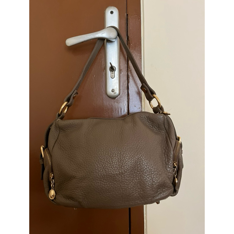 Tas Preloved Hobo Bag Christian Sbanya Kulit Gajah