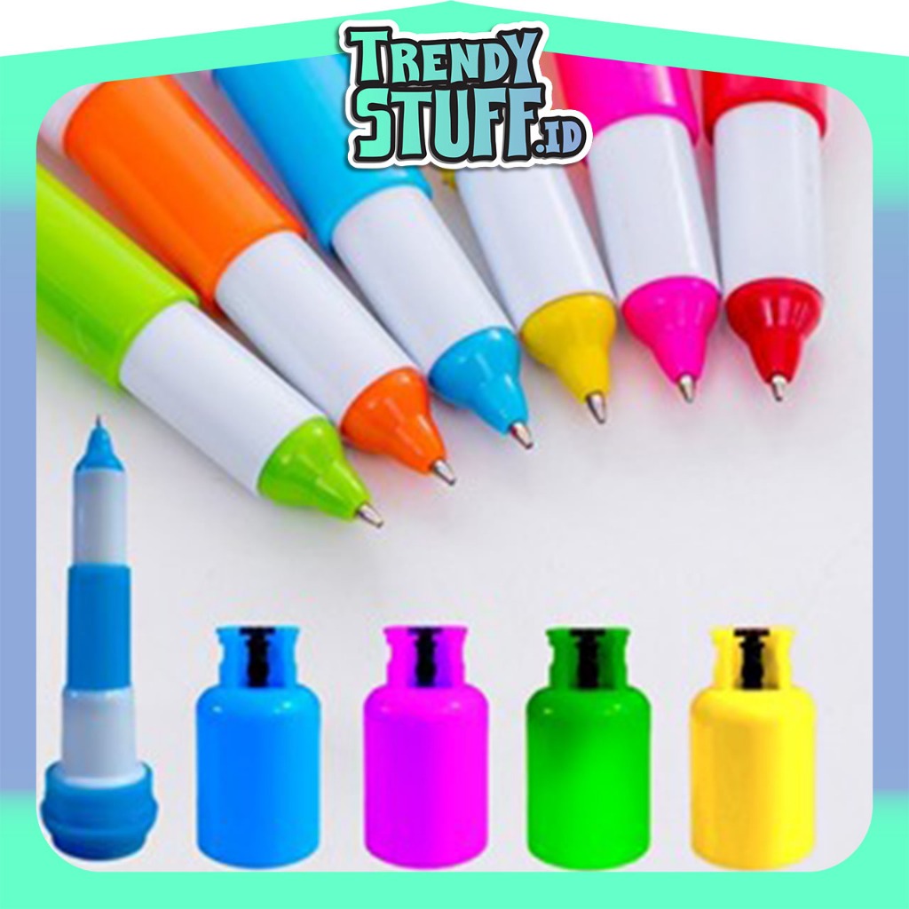 

TrendyStuff.id Pulpen Tip 0.5mm / Pena Alat Tulis Sekolah Kantor Gas Cylinder Ballpoint Perlengkapan Menulis S053