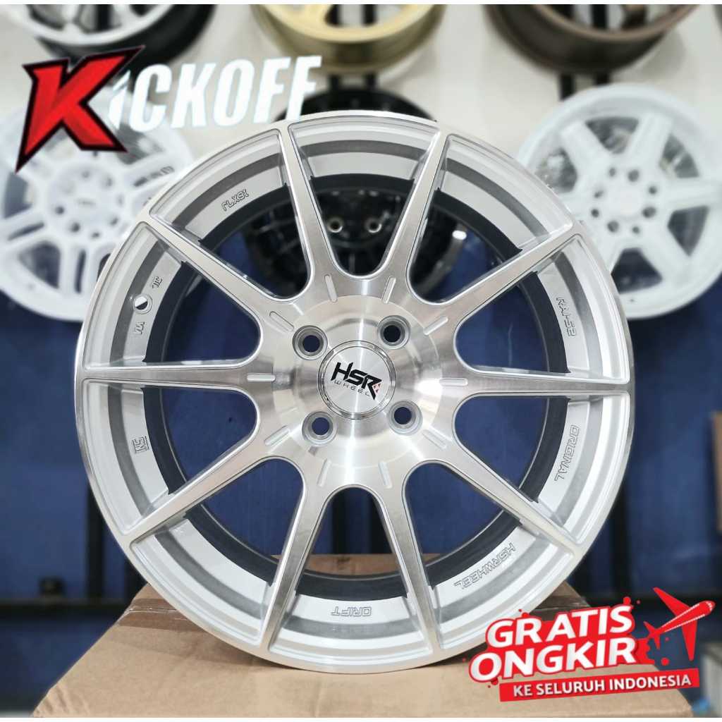 VELG MOBIL RING 16 CE28 HSR ORIGINAL VELG RACING BUAT MOBIL BRIO VIOS MARCH AGYA DLL