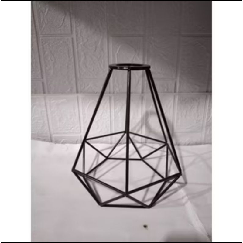 kap lampu gantung diamond