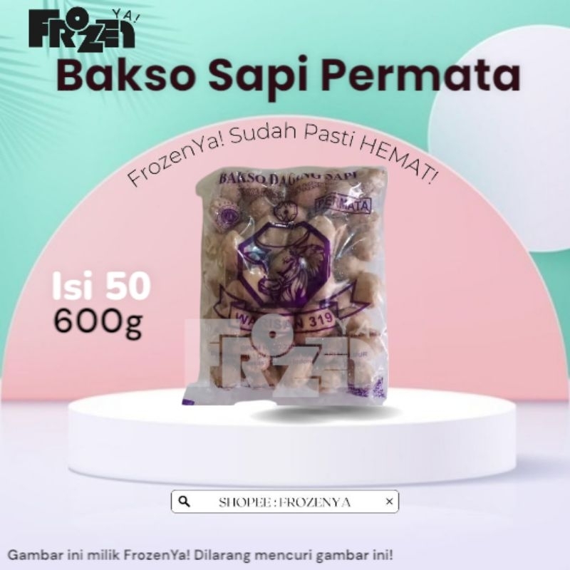 

FROZENYA BAKSO SAPI PERMATA WARISAN 319 ISI 50