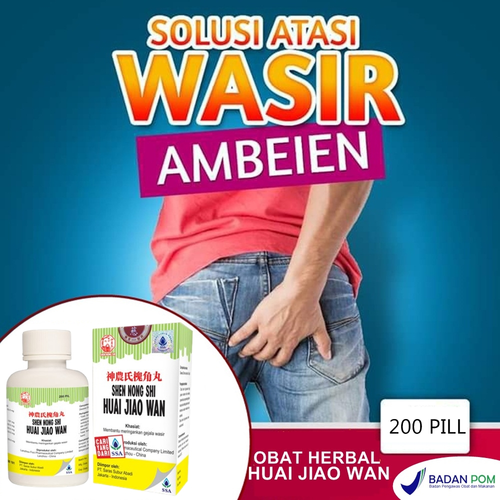 HJW HERBAL ORIGINAL BPOM obat wasir ampuh BPOM