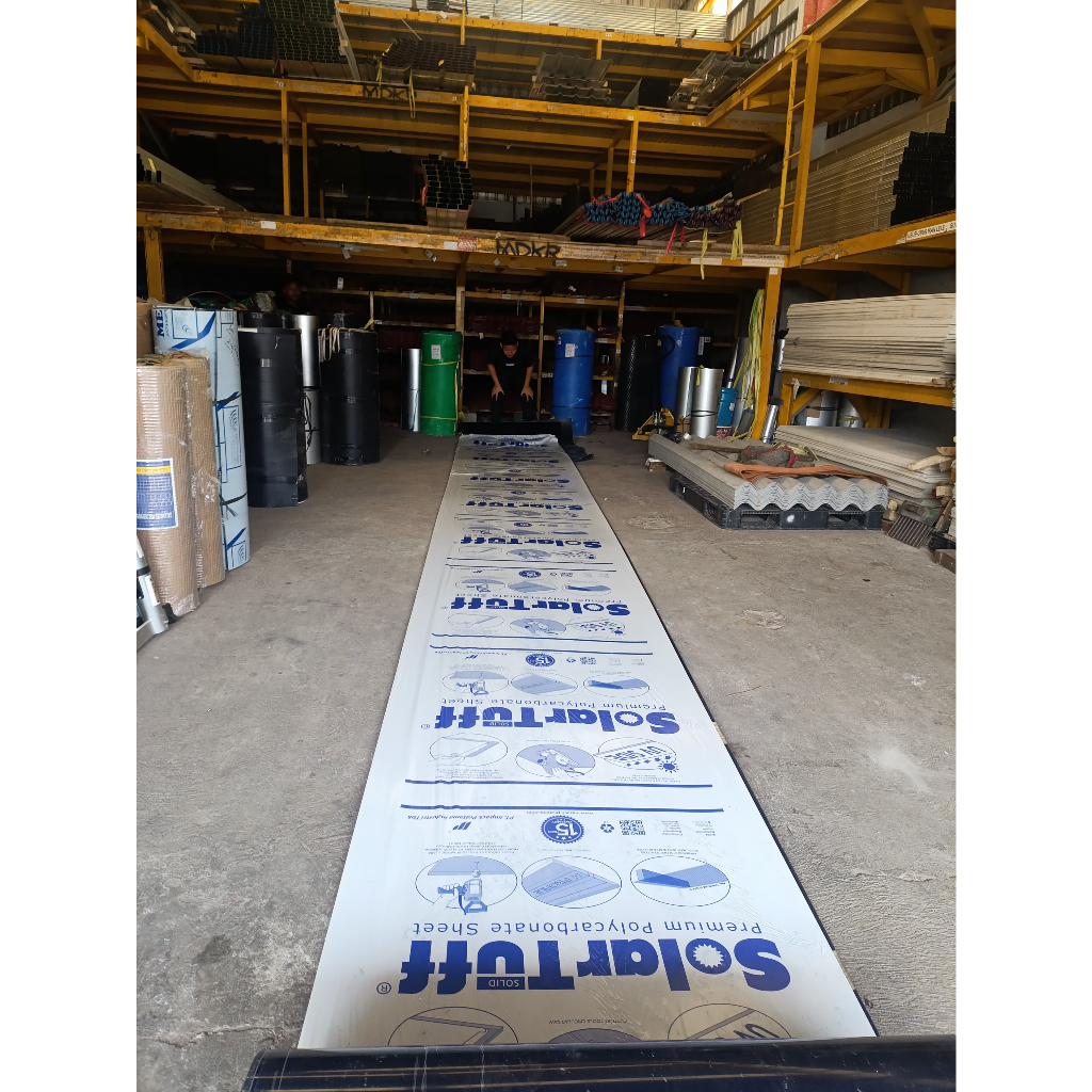 SOLARFLATT SOLARTUFF 6.0MM  CLEAR BRONZE GREY SOLAR TUFF SOLAR FLATT solar flat solar taff atap tran