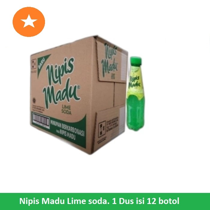 

nipis madu minuman lime soda | Dus isi 12 botol