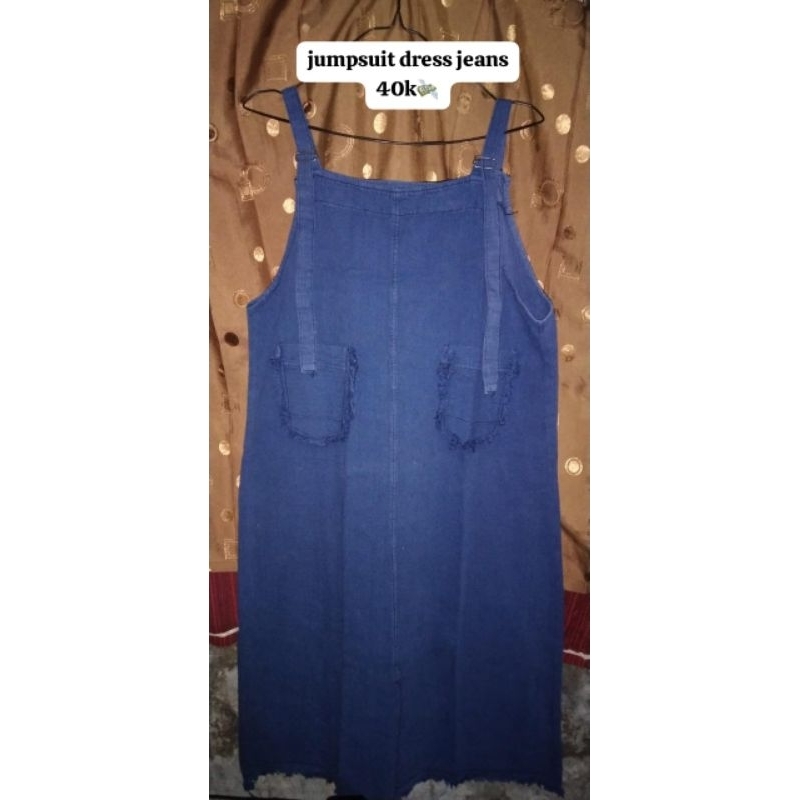 baju kodok/jumpsuit jeans dress