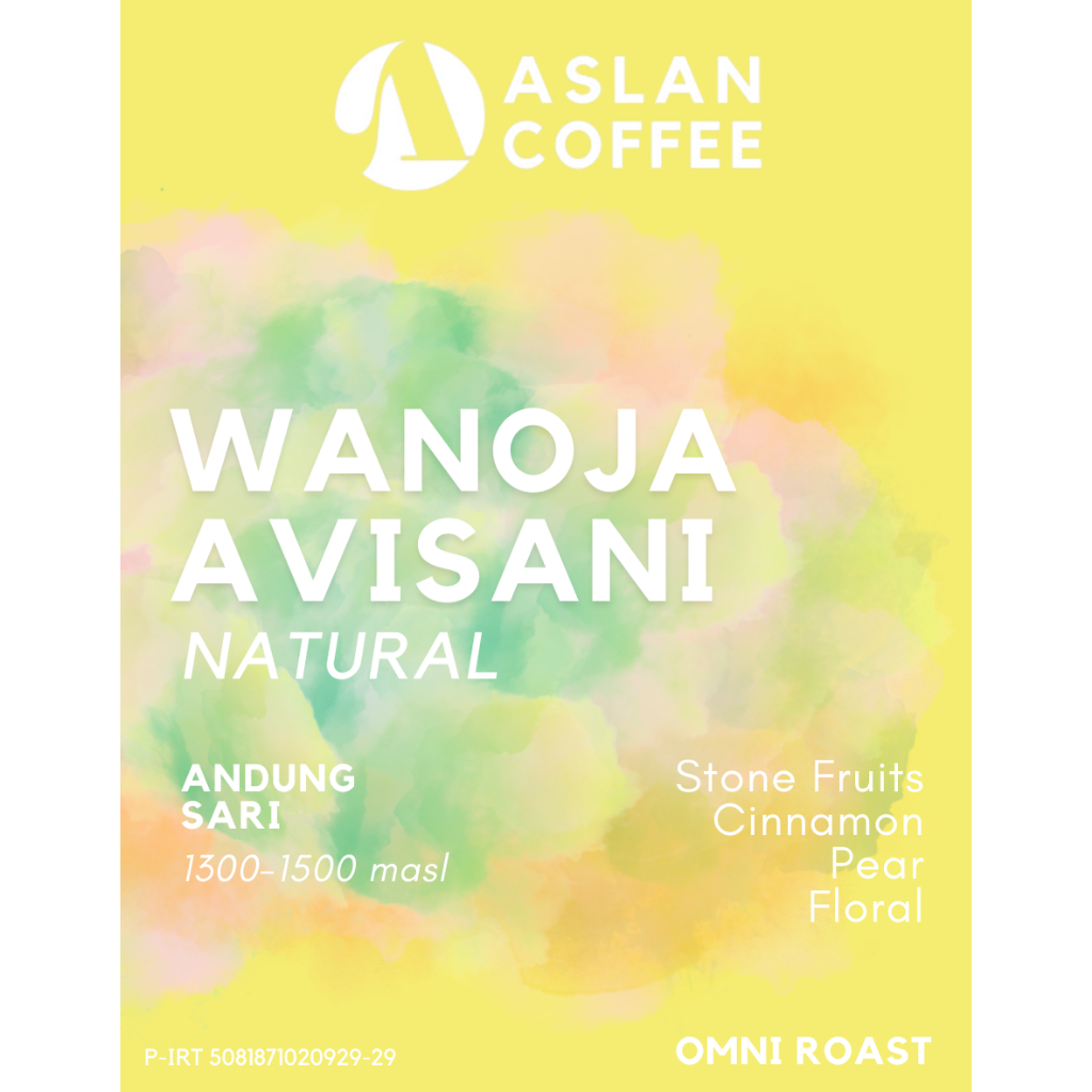 

Biji Kopi Arabica Wanoja Avisani Natural - Aslan Coffee