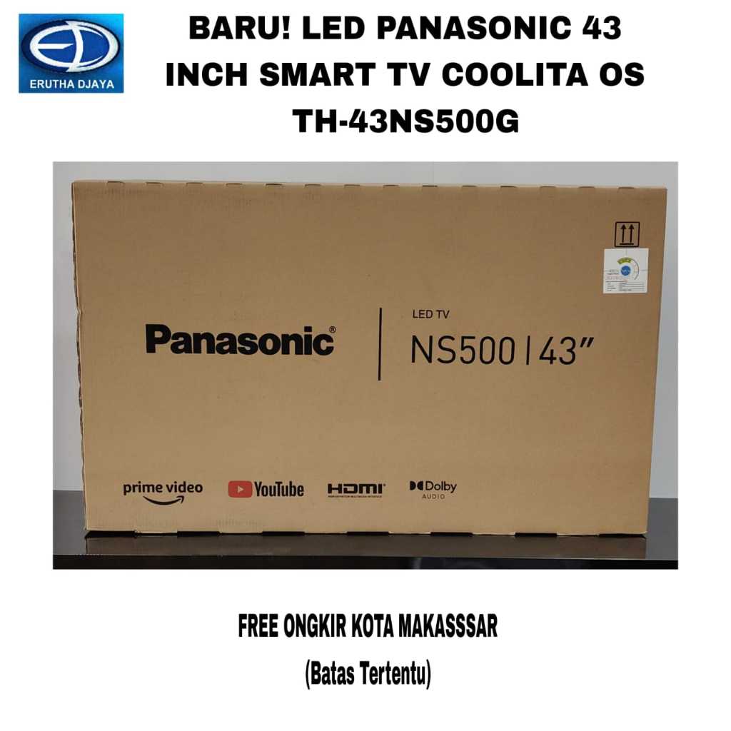 LED PANASONIC 43 INCH SMART TV COOLITA OS TH43NS500G