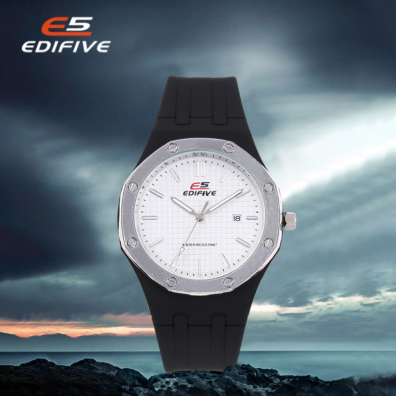 EDIFIVE Jam Tangan Pria Wanita Analog Sport Anti Air