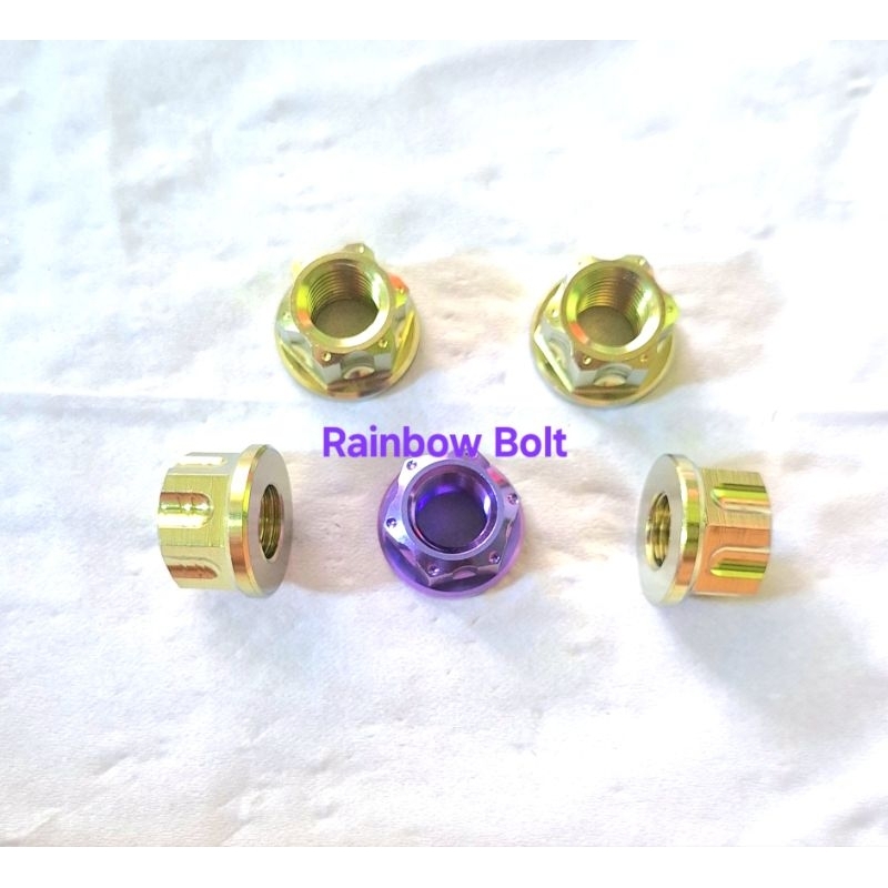 Mur Titanium Bolong M10 Mur 14 Original Titanium Gr5