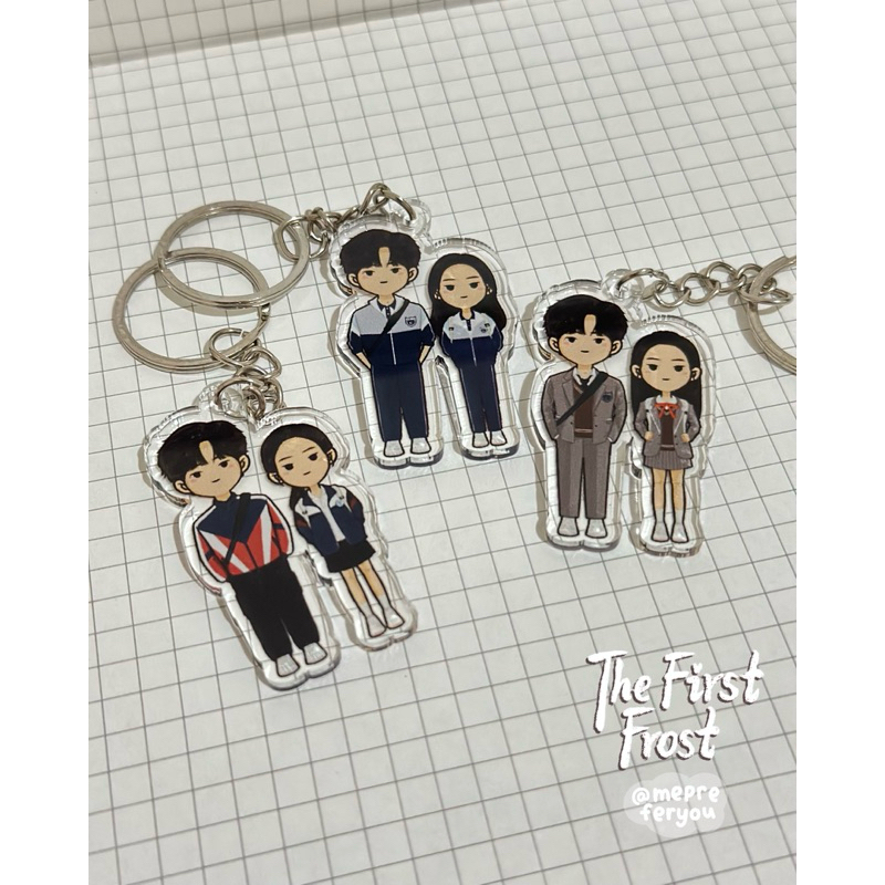 [ready stock] the first frost couple keychain sticker