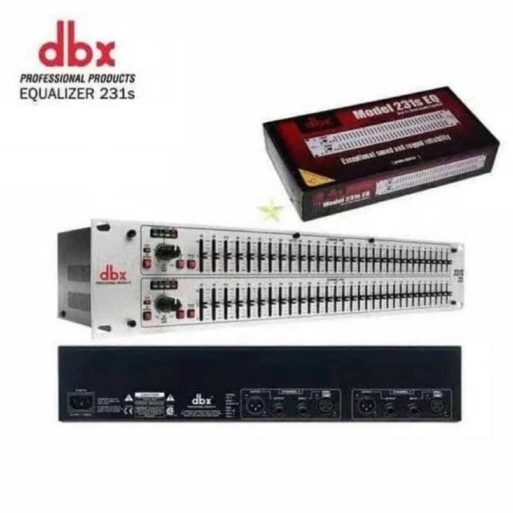 Equalizer Equaliser Dbx231s Dbx231 Dbx 231s Dbx 231 Original New
