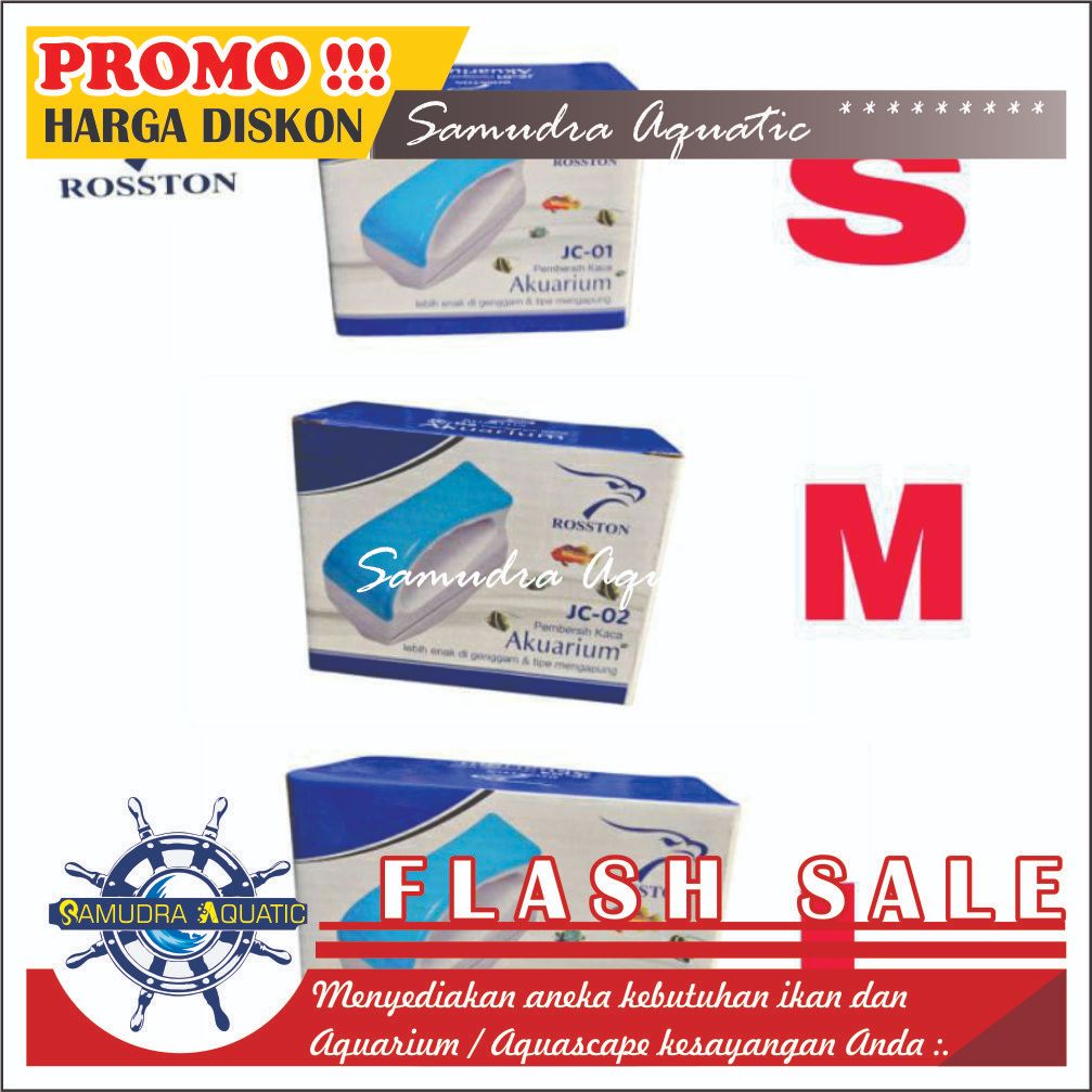Pembersih Mengapung Magnet | Pembersih Kaca Aquarium Magnet | Sikat Kaca Magnet