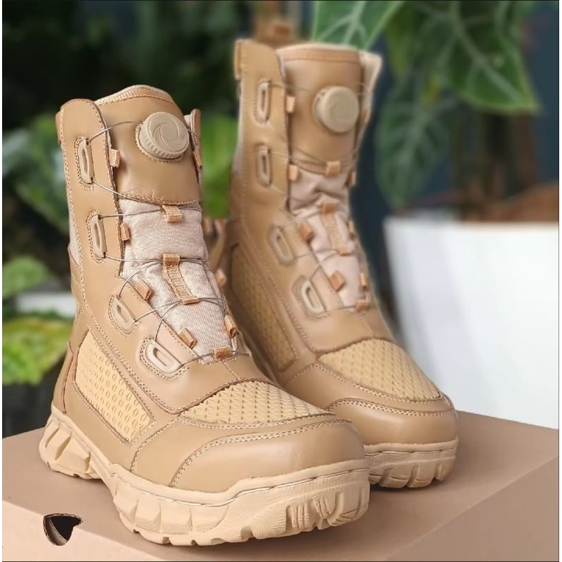 SEPATU PDL TNI TALI PUTAR FULL KULIT ASLI TALI PUTAR