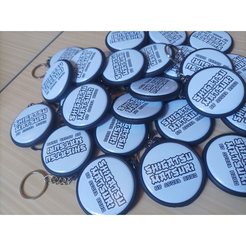 GANCI COSTUME 45MM UNIK / PIN GANTUNGAN KUNCI COSTUME BULAT / KEYCHAIN COSTUME UNIK