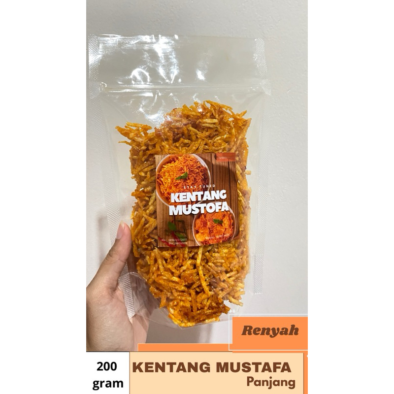

Kentang mustafa 200gr (panjang) dijamin enak dan renyah