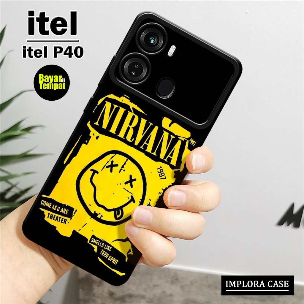 Softcase Itel P40 - Motif Band - IMPLORA CASE - Casing Itel P40 Case Hp Itel P40 Casing & Skin Handp