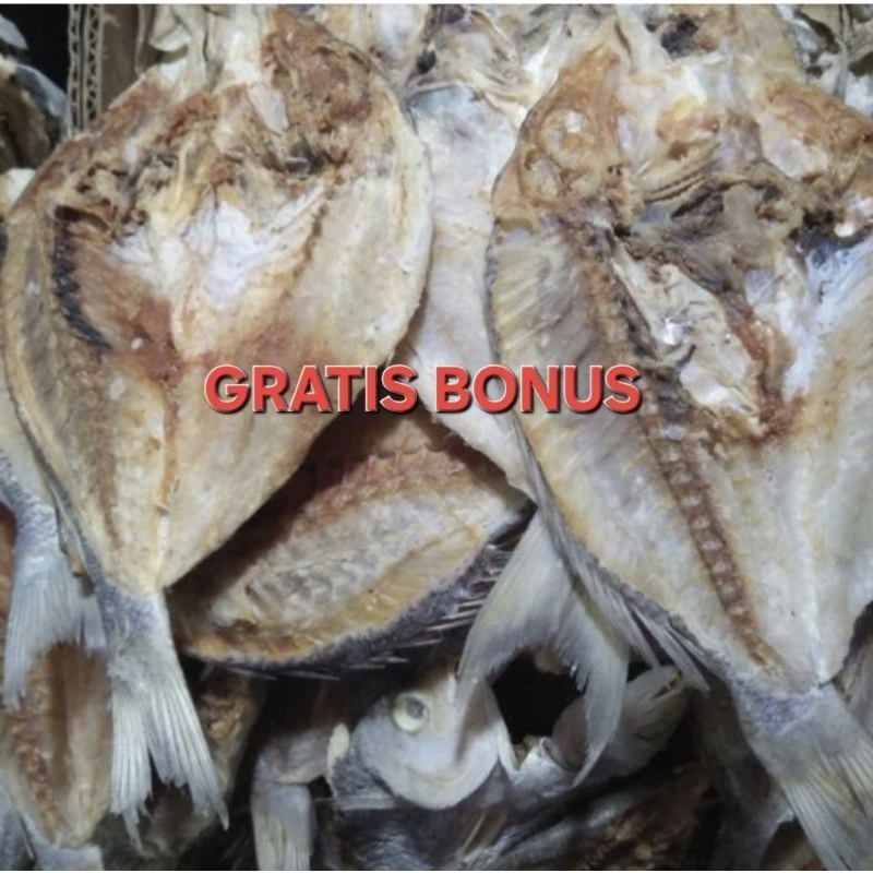 

IKAN ASIN SAMGE BELAH 250 GR | GRATIS BONUS