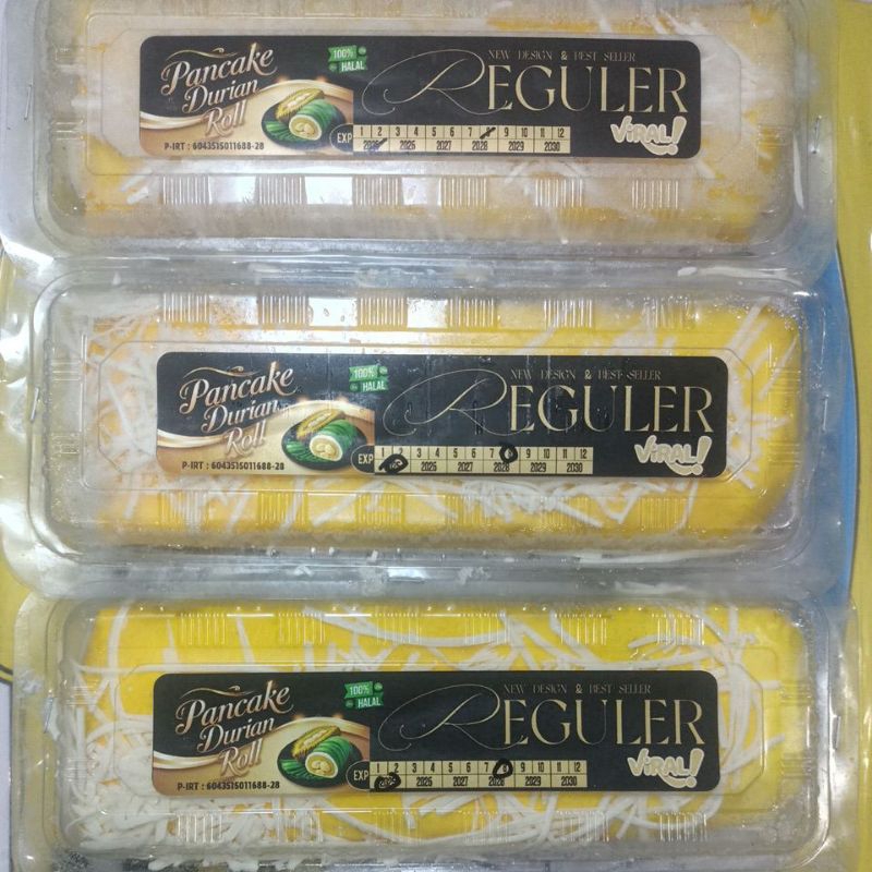 

Pancake durian full daging