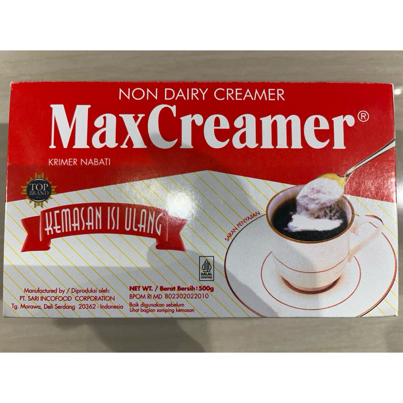 

MAX CREAMER 500gr NON DAIRY