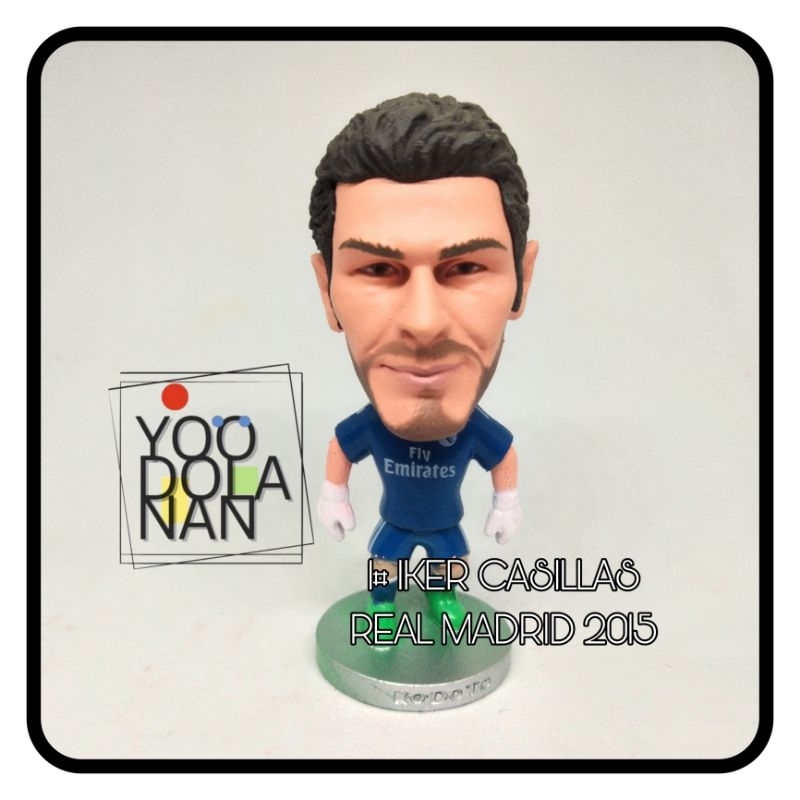 1# IKER CASILLAS - REAL MADRID 2015 SOCCERWE KODOTO FIGURE PEMAIN BOLA