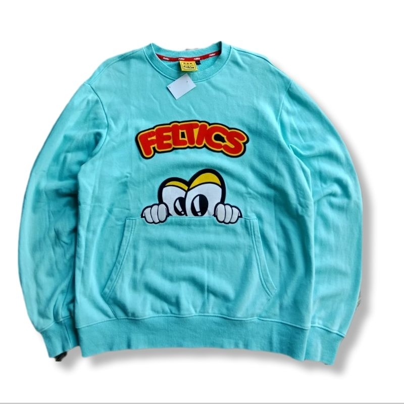 FELTICS HIDE BIG EYE VELVET CREWNECK|OUTER | OUTERWEAR | SWEATER | SWEATSHIRT | CLWM