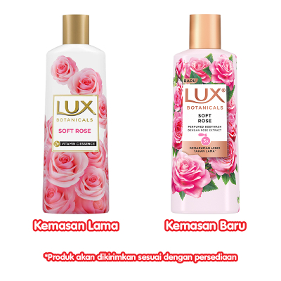 Lux Botanicals Sabun Mandi Cair Soft Rose Botol pump 580ml